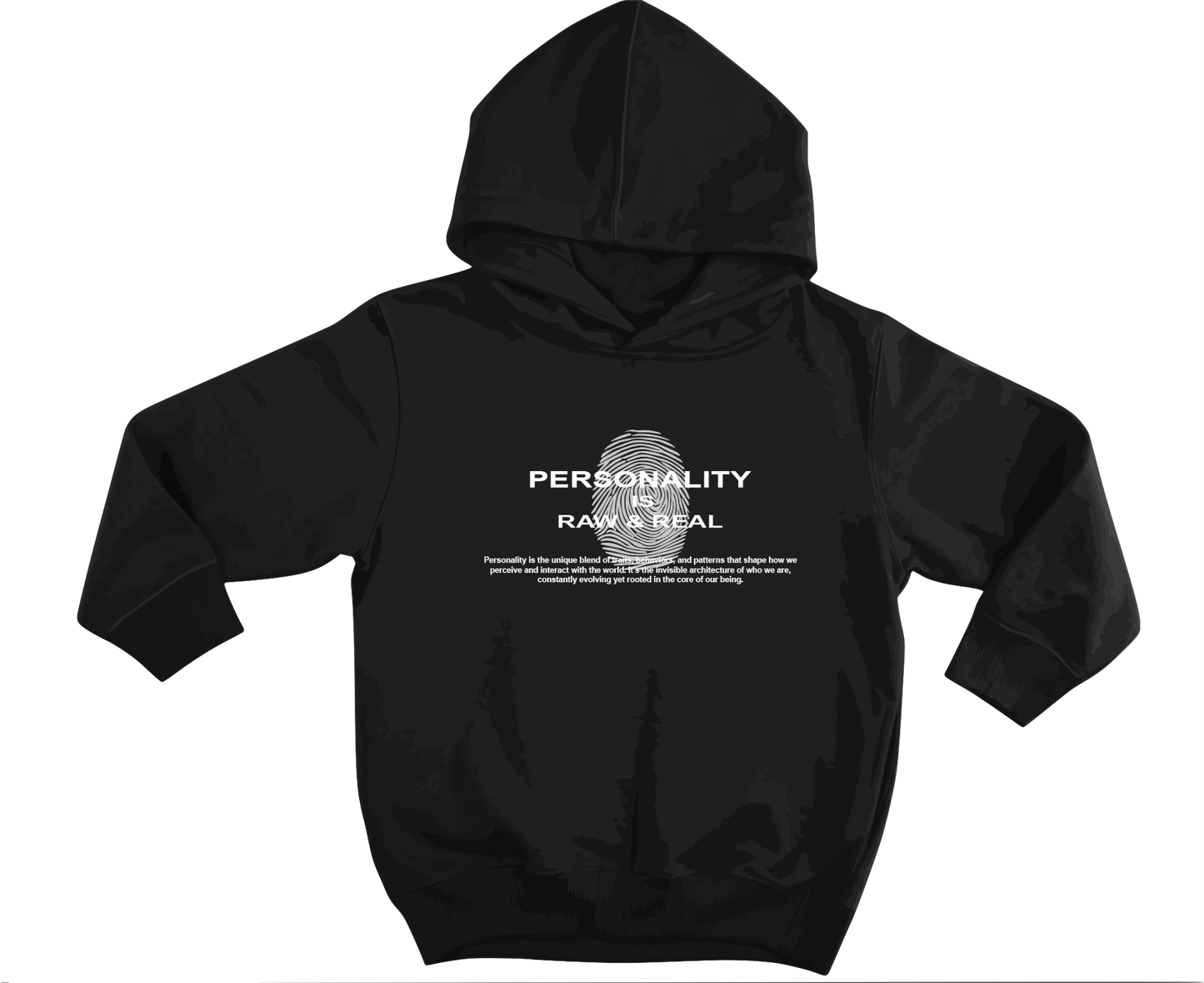 Black Premium Hoodie Personality