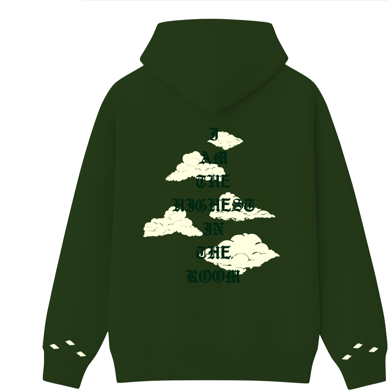 Green Oversized Hoodie Highest in the room