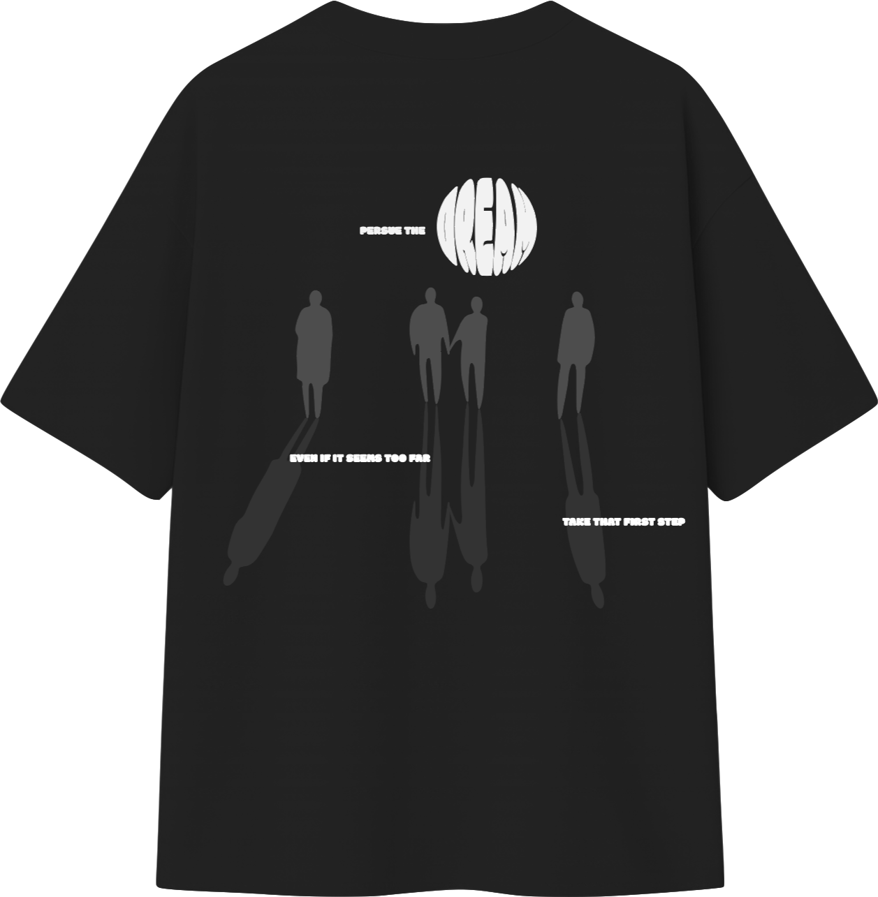 Black Oversized T-shirt Dream