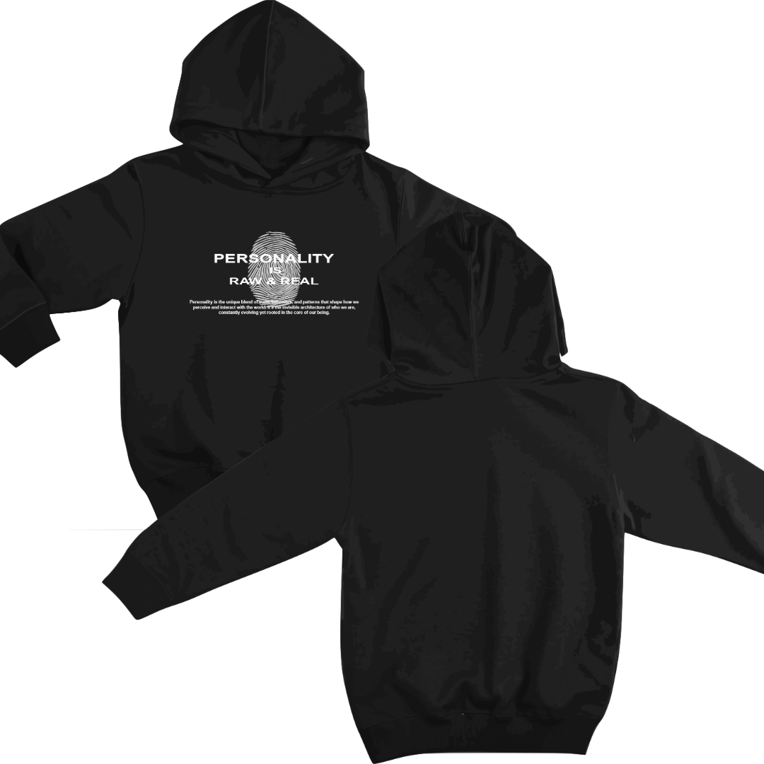 Black Premium Hoodie Personality