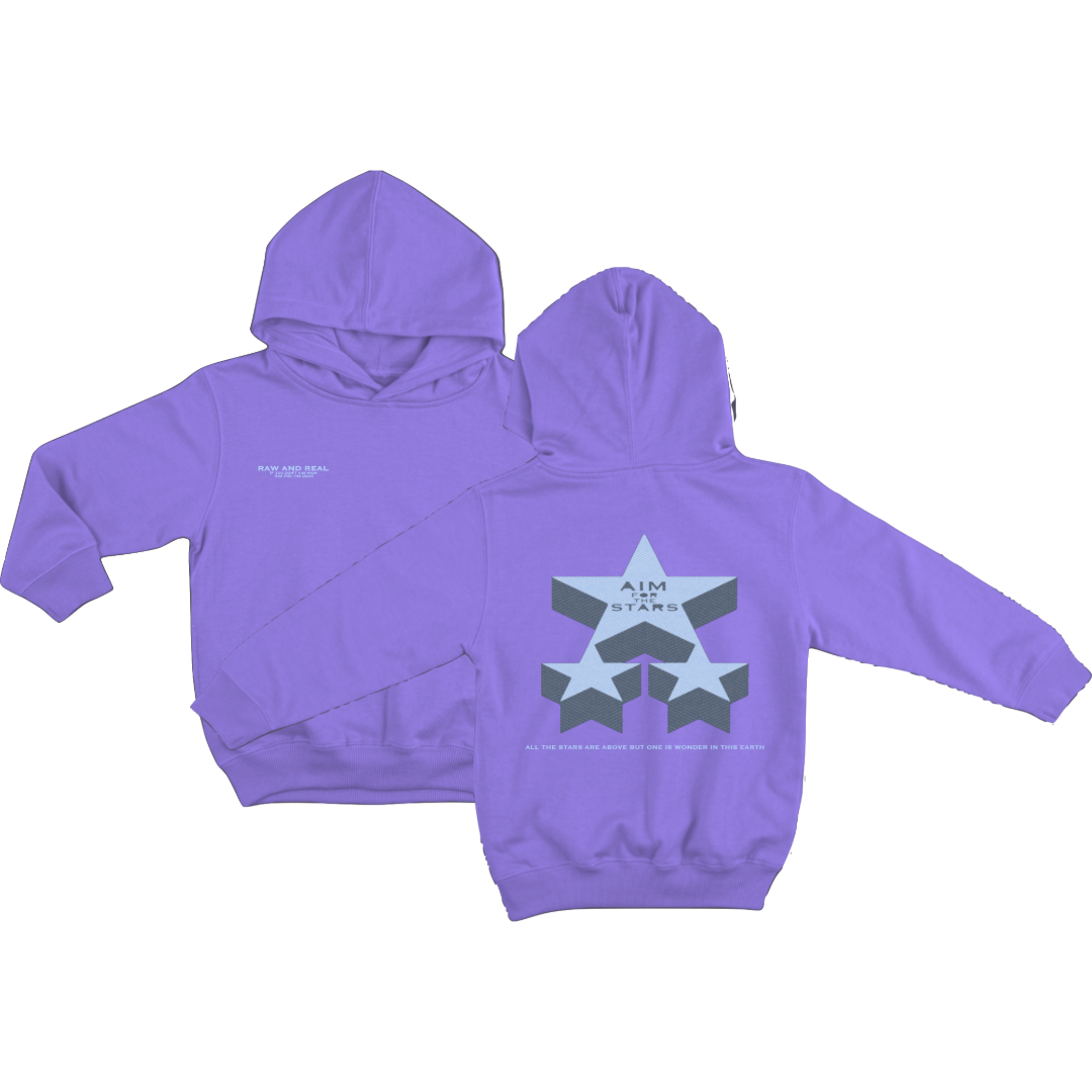 Purple Hoodie Stars